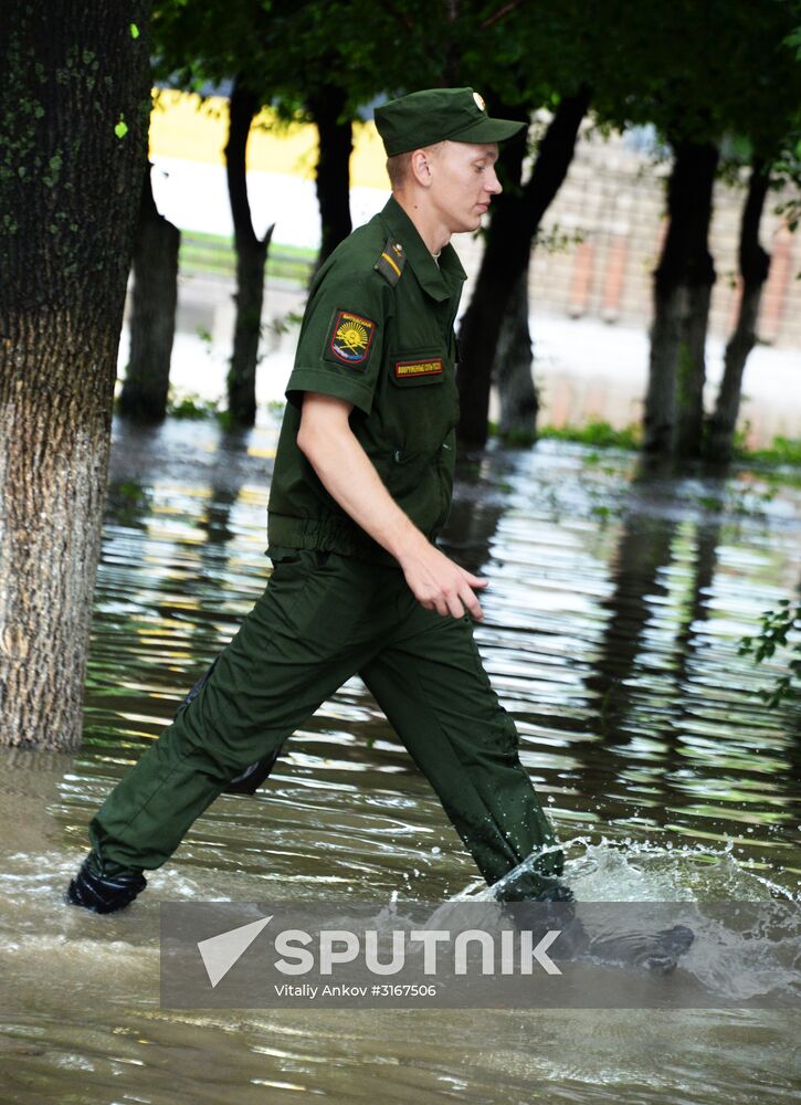 Aftermath of torrential rains in Primorye Territory