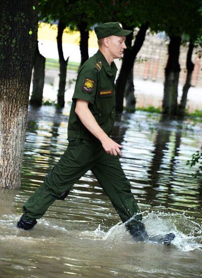 Aftermath of torrential rains in Primorye Territory