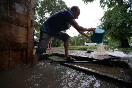 Aftermath of torrential rains in Primorye Territory