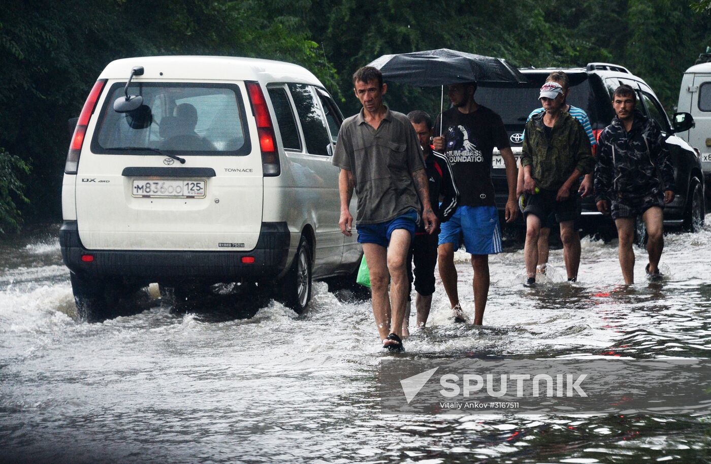 Aftermath of torrential rains in Primorye Territory