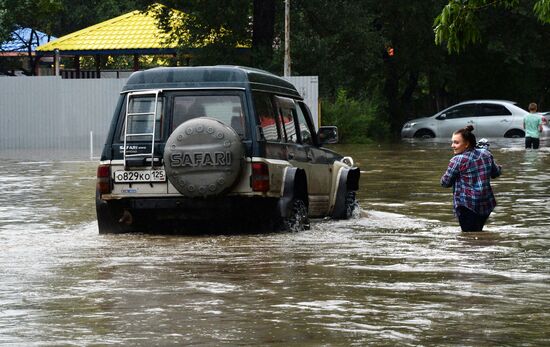 Aftermath of torrential rains in Primorye Territory