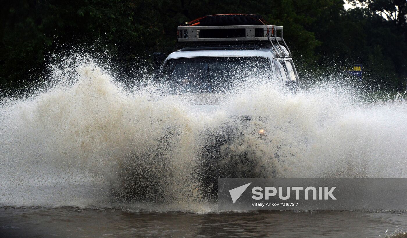 Aftermath of torrential rains in Primorye Territory