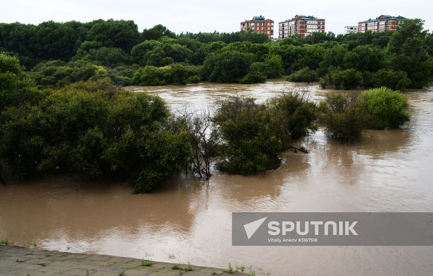 Aftermath of torrential rains in Primorye Territory