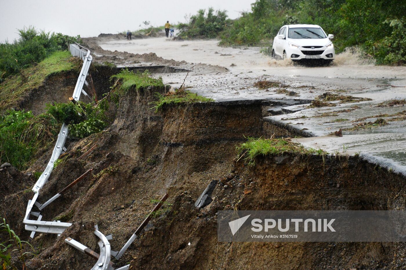 Aftermath of torrential rains in Primorye Territory