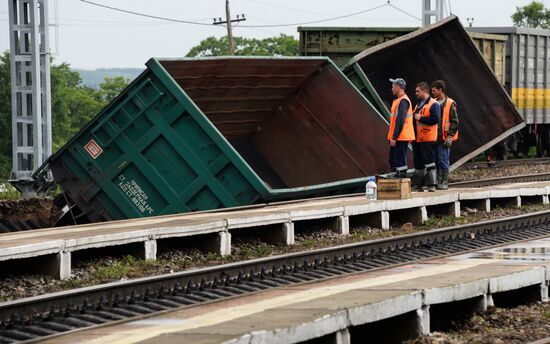 Aftermath of torrential rains in Primorye Territory