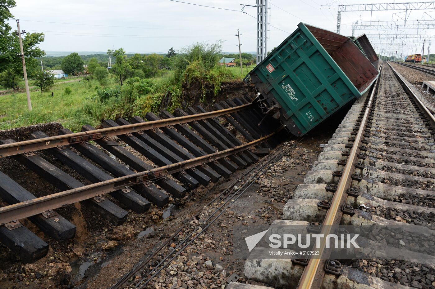 Aftermath of torrential rains in Primorye Territory