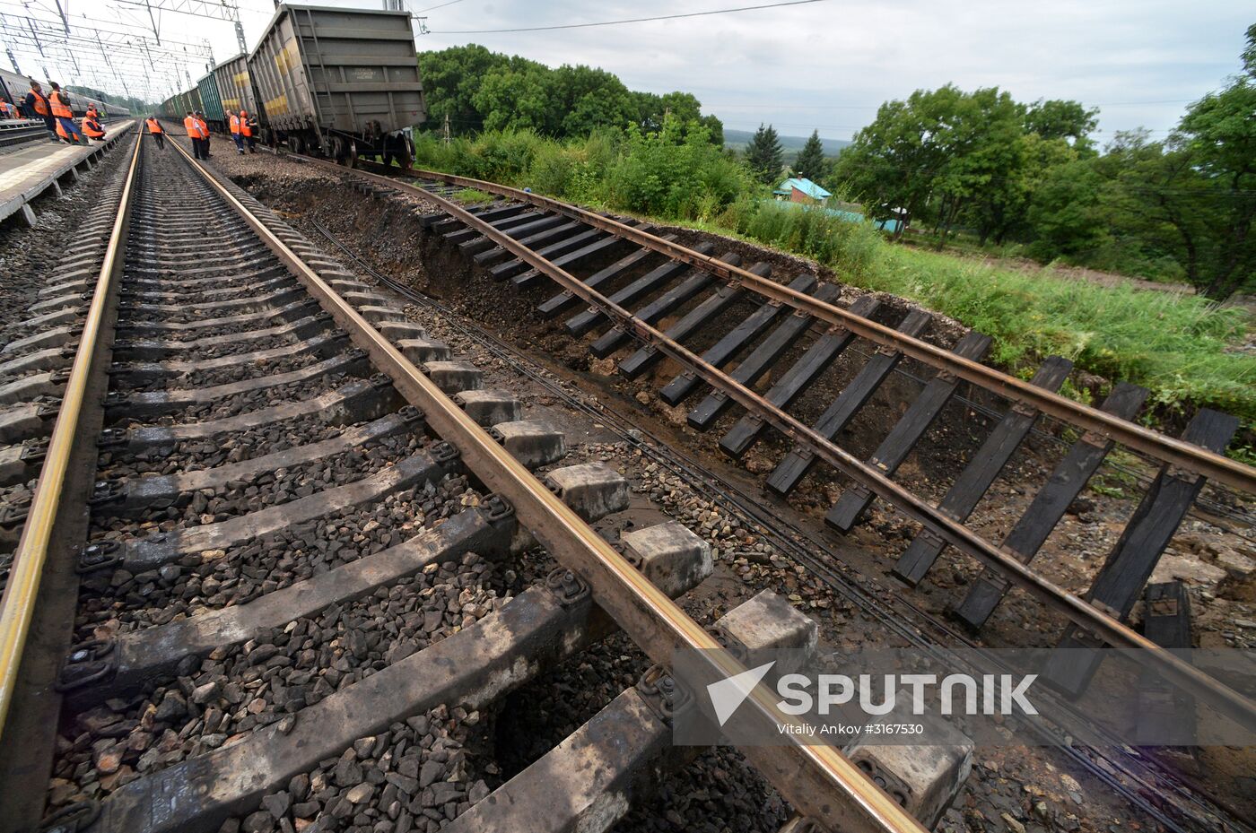 Aftermath of torrential rains in Primorye Territory