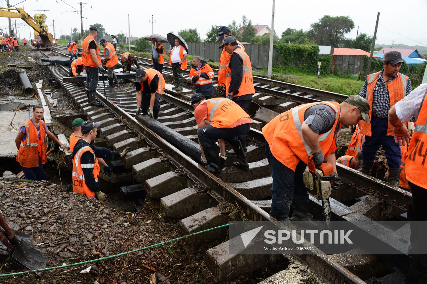 Aftermath of torrential rains in Primorye Territory