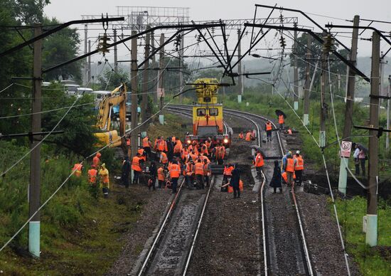 Aftermath of torrential rains in Primorye Territory
