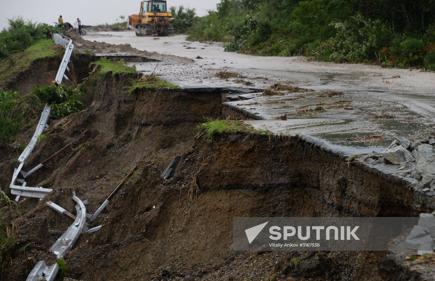 Aftermath of torrential rains in Primorye Territory
