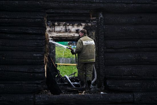 Nine dead in private house fire in Bashkortostan