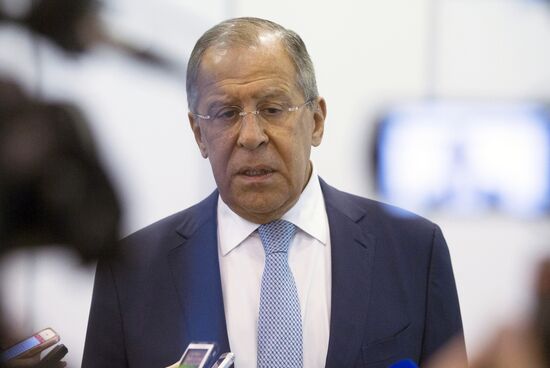 Russian Foreign Minister Sergei Lavrov visits the Philippines