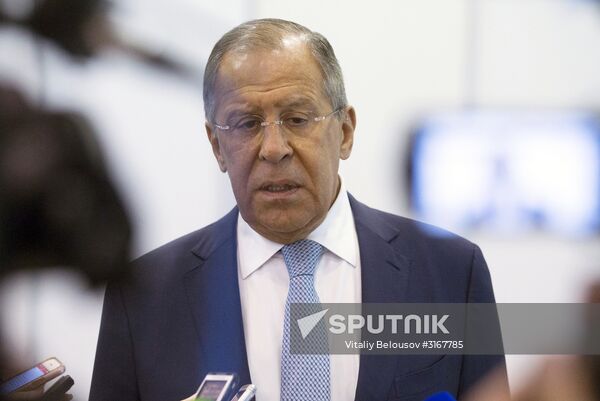 Russian Foreign Minister Sergei Lavrov visits the Philippines
