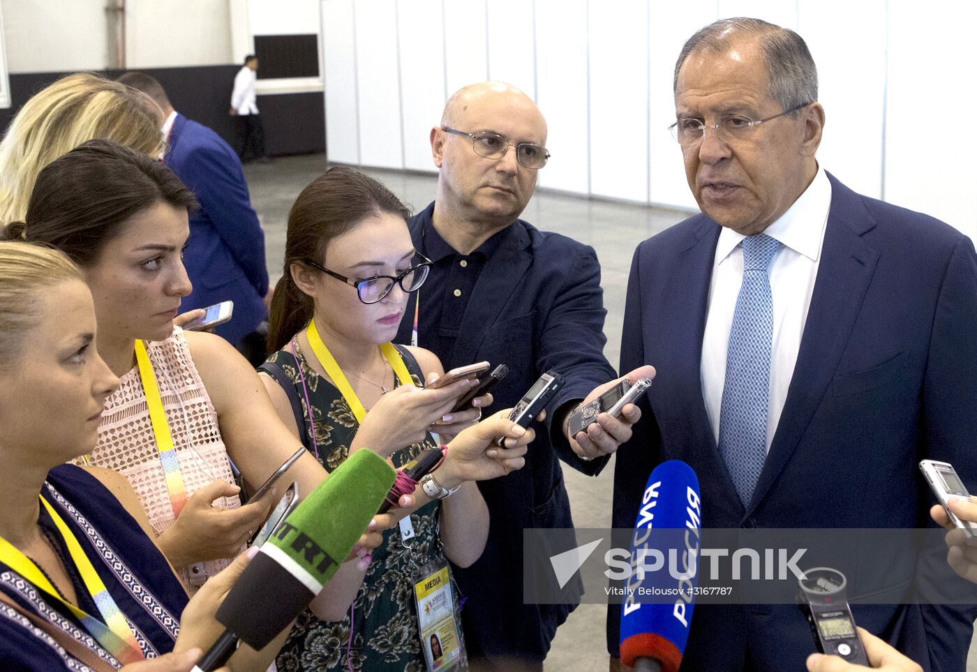 Russian Foreign Minister Sergei Lavrov visits the Philippines