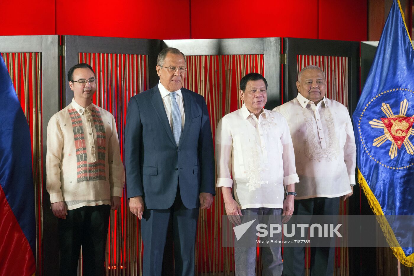 Russian Foreign Minister Sergei Lavrov visits the Philippines