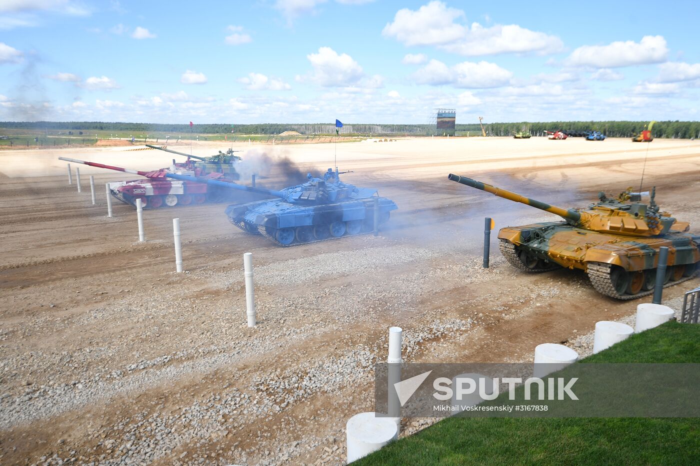 Tank Biathlon. Semifinals. Day one