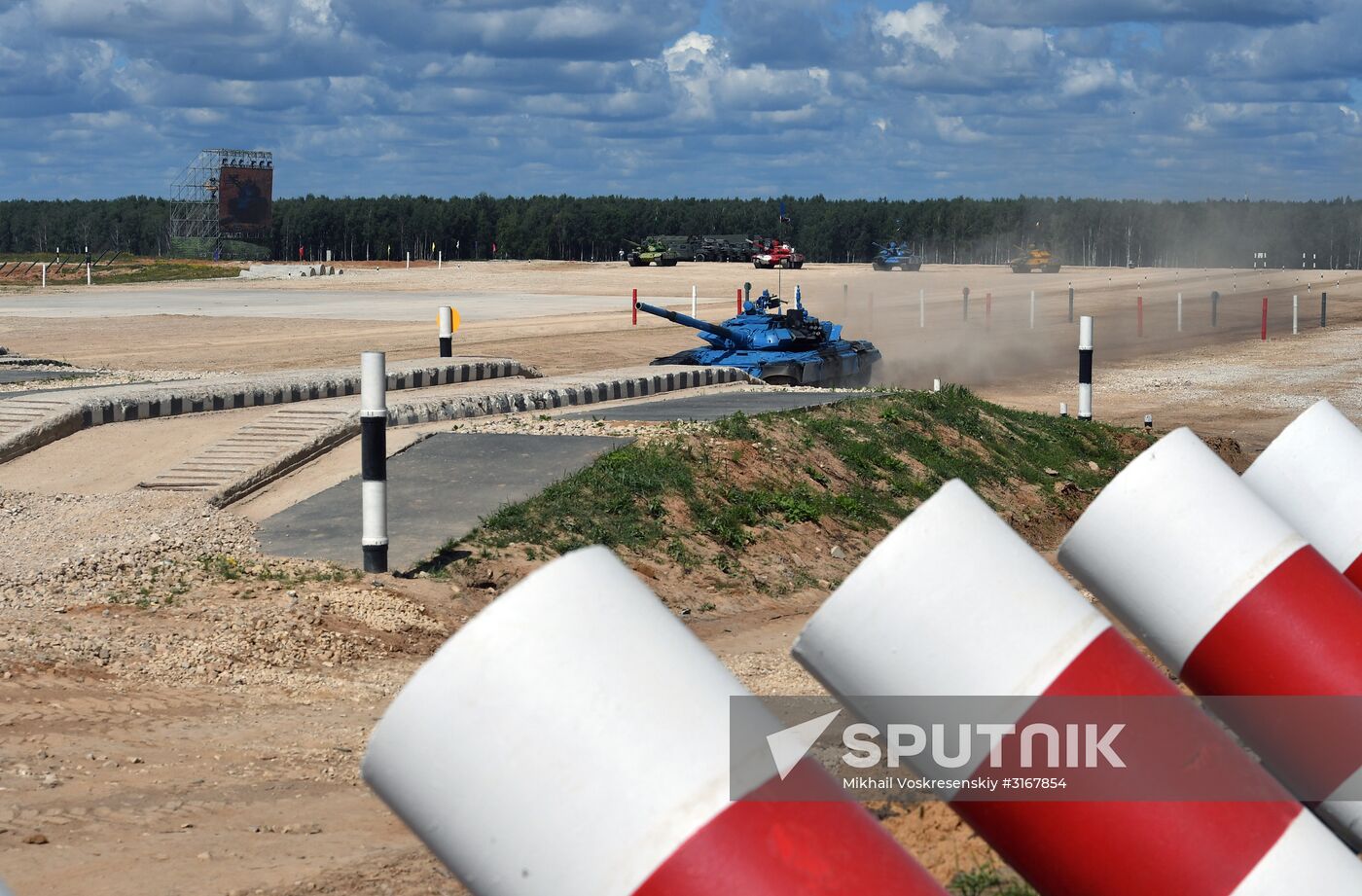 Tank Biathlon. Semifinals. Day one