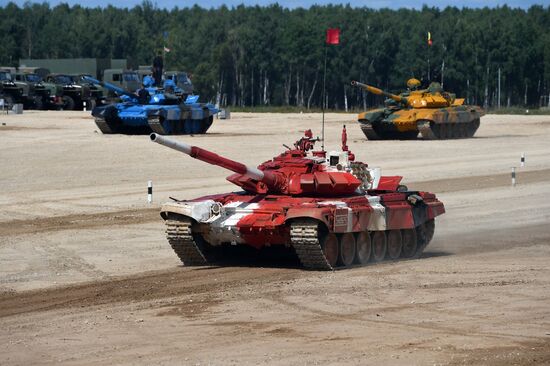 Tank Biathlon. Semifinals. Day one