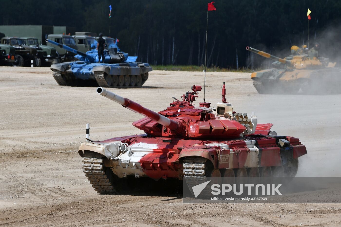 Tank Biathlon. Semifinals. Day one