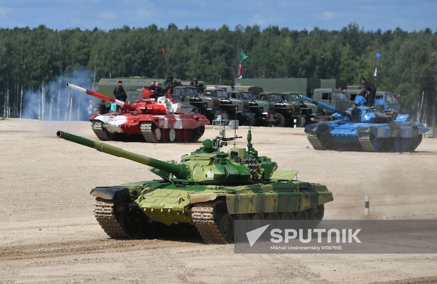 Tank Biathlon. Semifinals. Day one