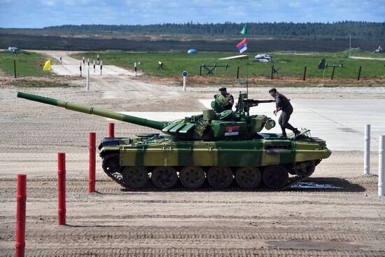 Tank Biathlon. Semifinals. Day one
