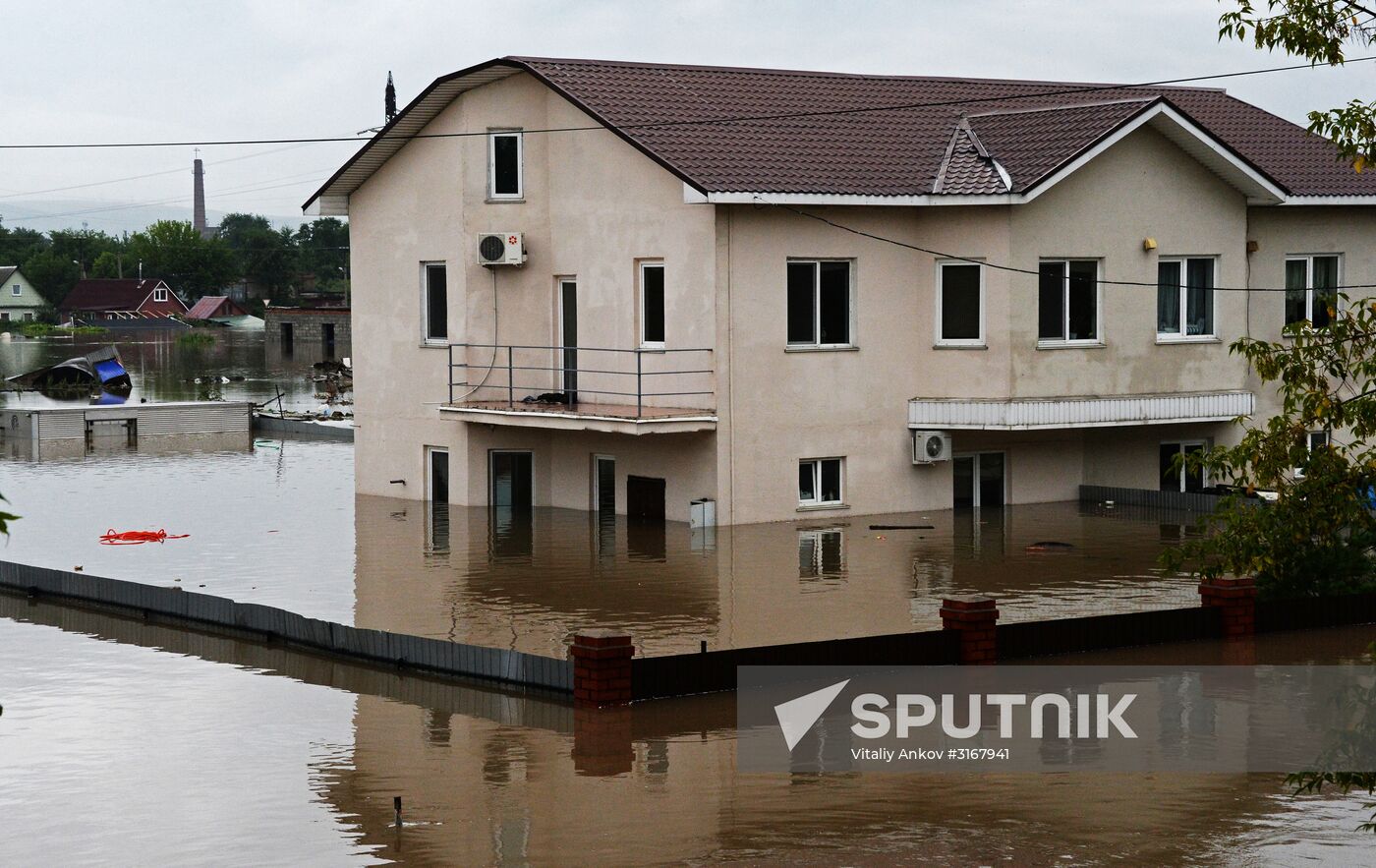 Flash flood in the Primorye Territory