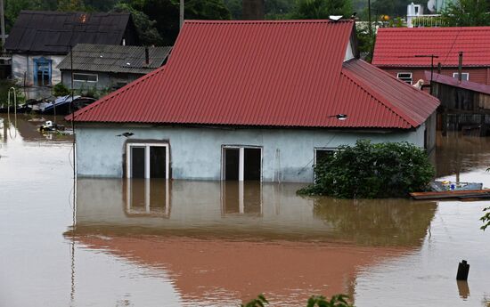 Flash flood in the Primorye Territory