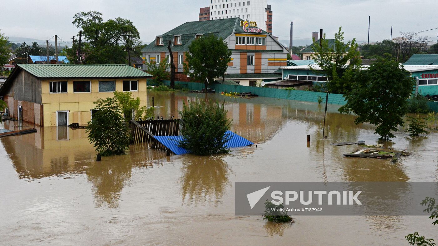 Flash flood in the Primorye Territory
