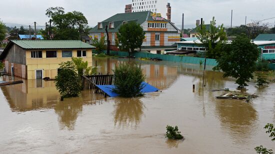 Flash flood in the Primorye Territory