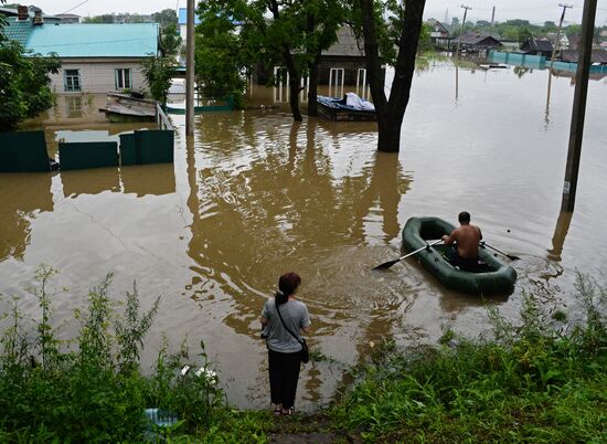 Flash flood in the Primorye Territory