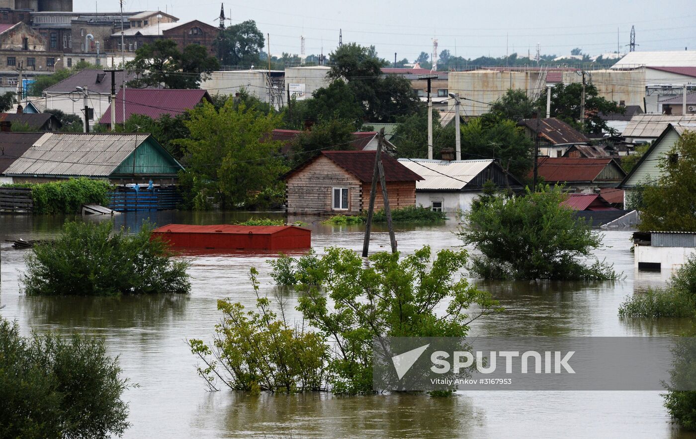 Flash flood in the Primorye Territory