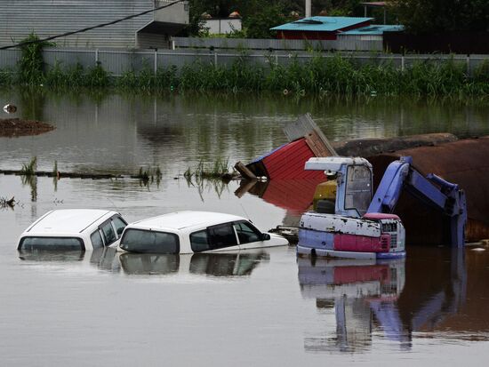 Flash flood in the Primorye Territory