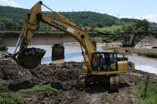 Flash flood in the Primorye Territory