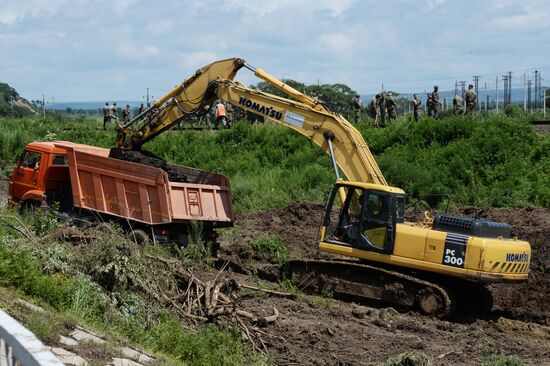Flash flood in the Primorye Territory