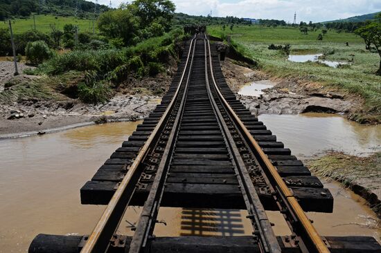 Flash flood in the Primorye Territory