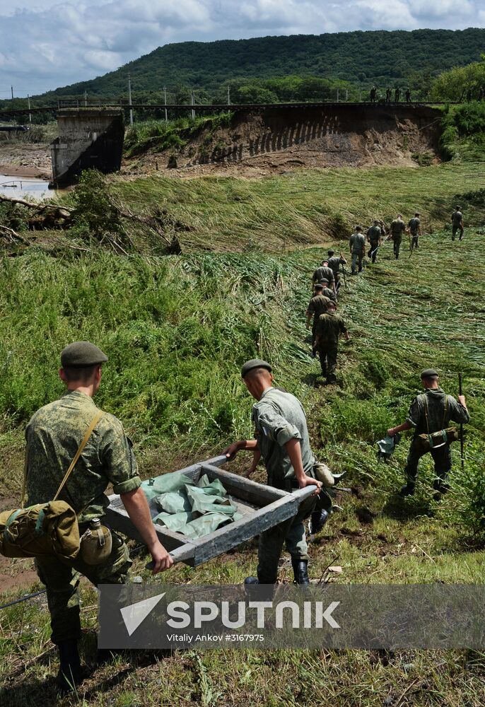 Flash flood in the Primorye Territory