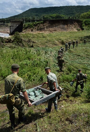 Flash flood in the Primorye Territory