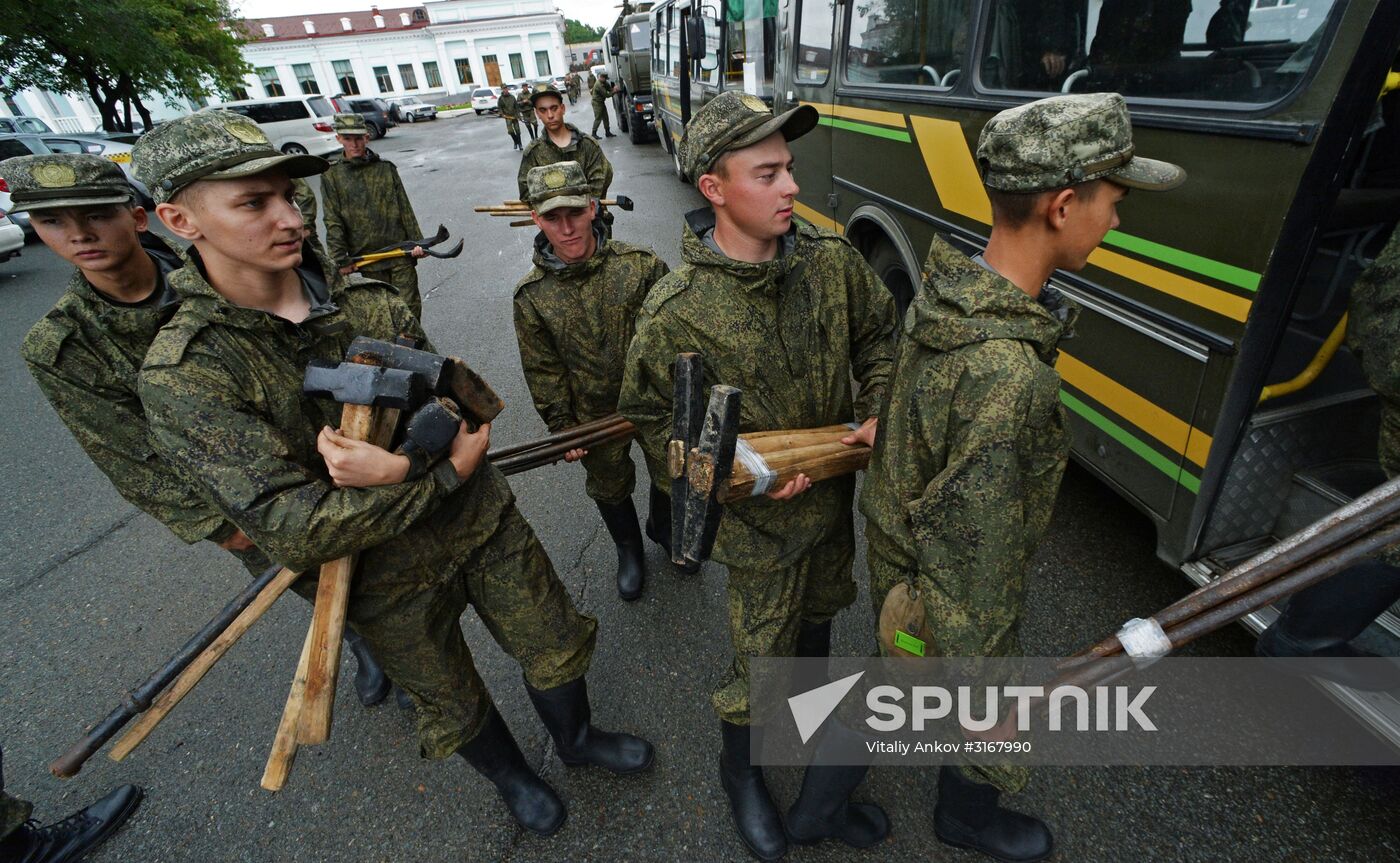 Flash flood in the Primorye Territory