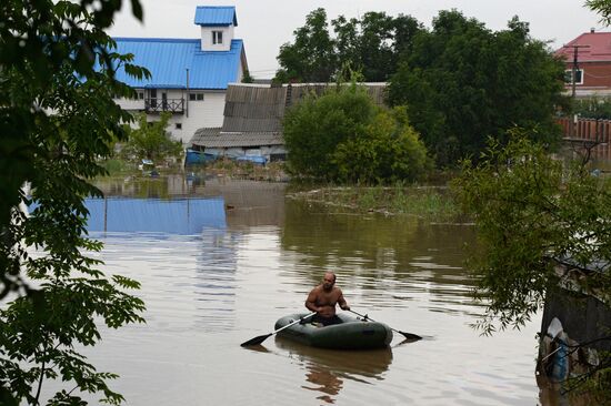 Flash flood in the Primorye Territory