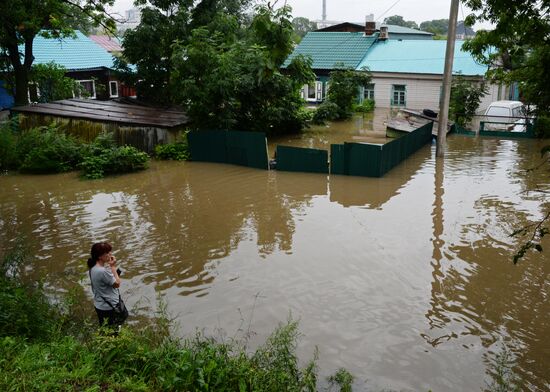 Flash flood in the Primorye Territory