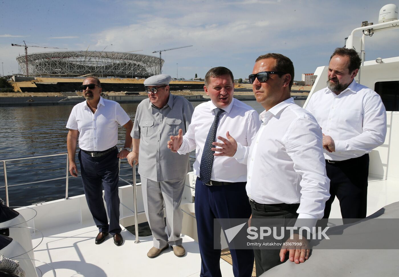 Russian Prime Minister Dmitry Medvedev's working trip to Southern Federal District