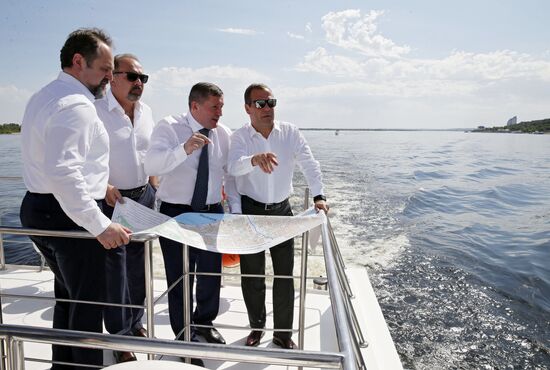 Russian Prime Minister Dmitry Medvedev's working trip to Southern Federal District