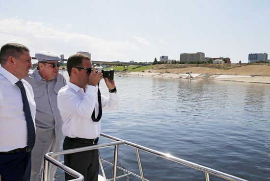 Russian Prime Minister Dmitry Medvedev's working trip to Southern Federal District