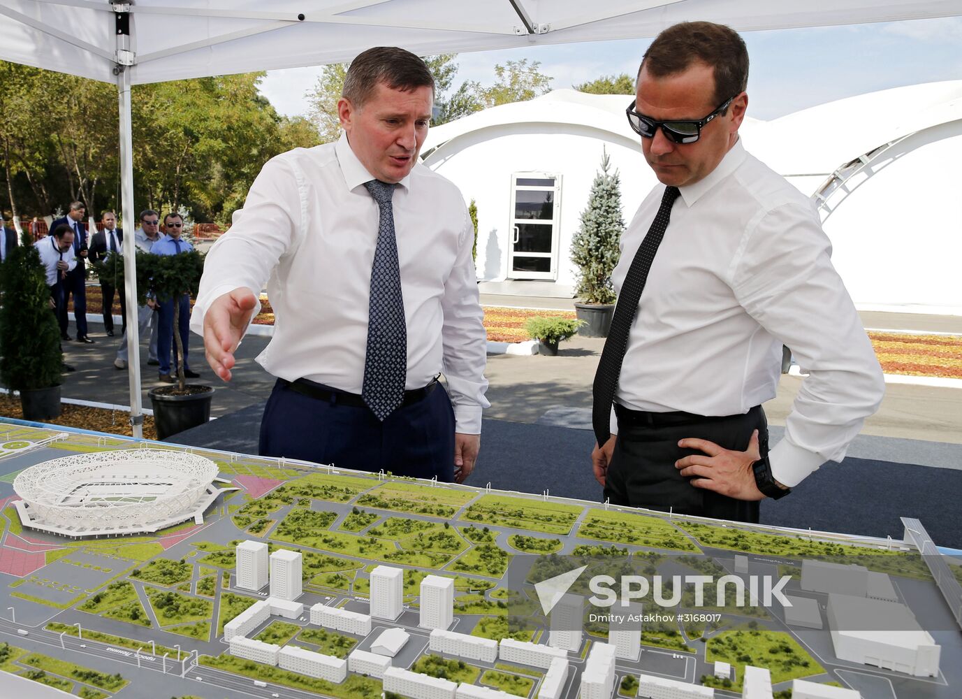 Russian Prime Minister Dmitry Medvedev's working trip to Southern Federal District