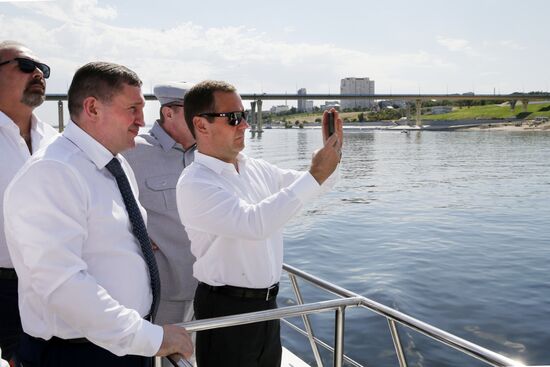 Russian Prime Minister Dmitry Medvedev's working trip to Southern Federal District