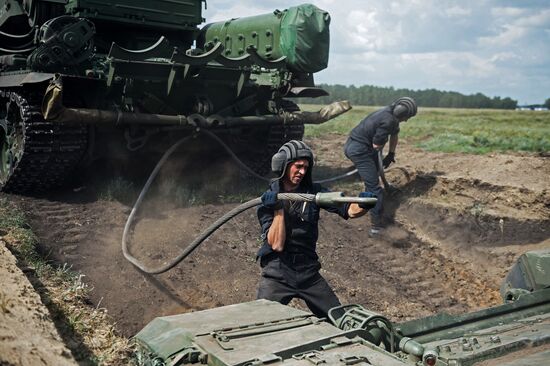Rembat international army games in Omsk Region