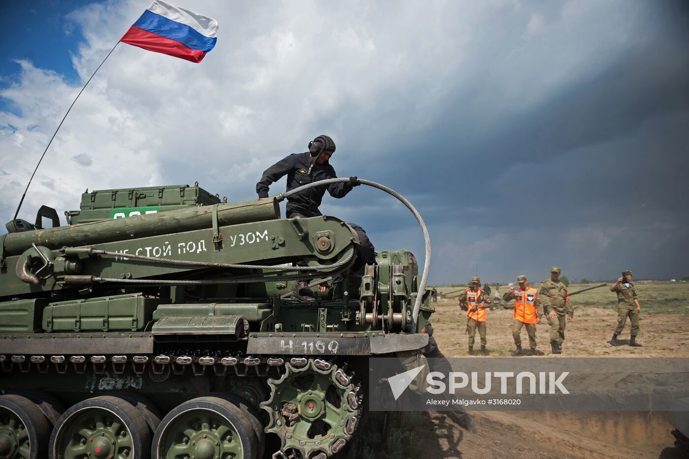 Rembat international army games in Omsk Region