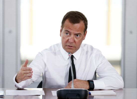 Russian Prime Minister Dmitry Medvedev's working trip to Southern Federal District