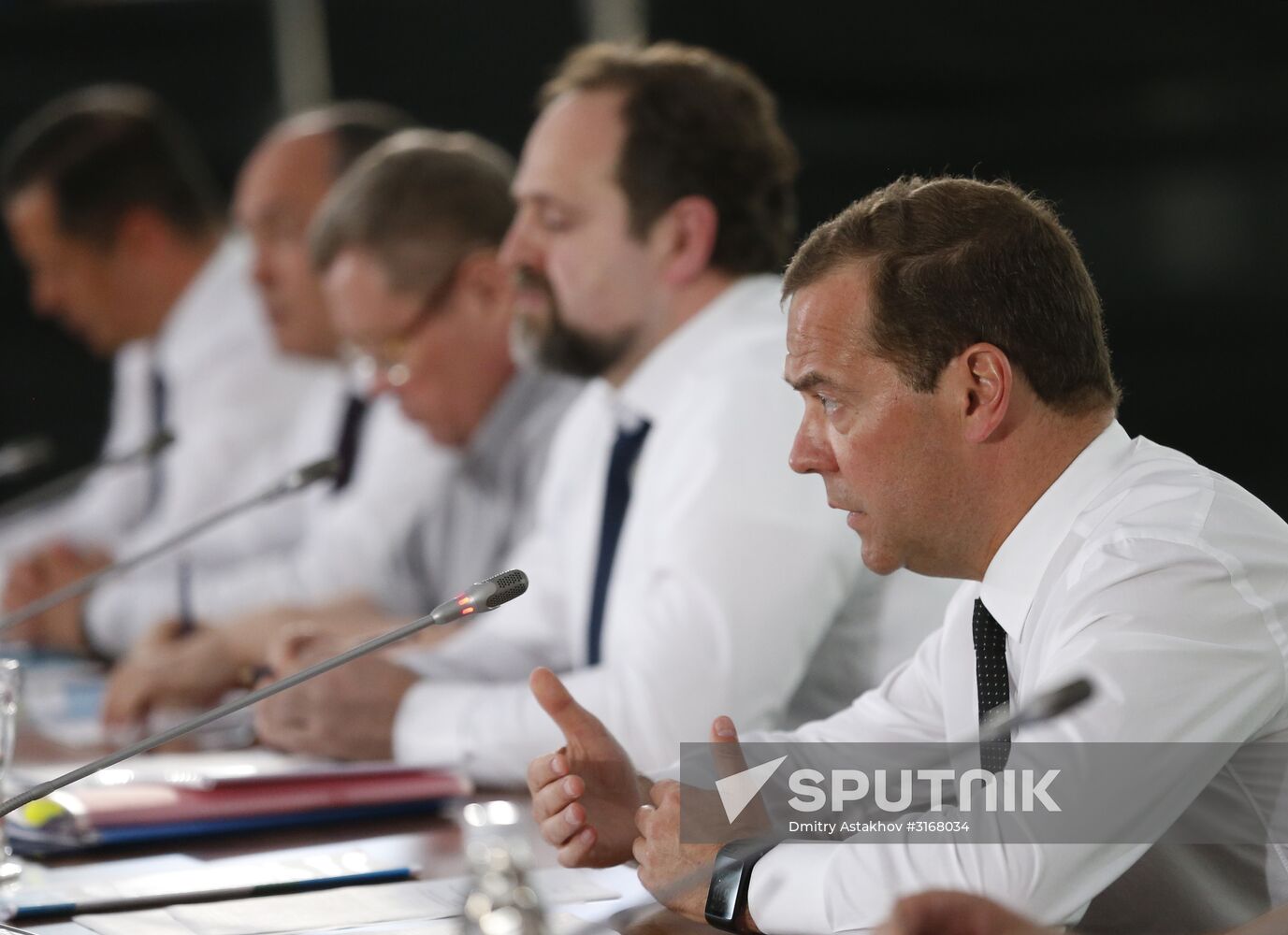 Russian Prime Minister Dmitry Medvedev's working trip to Southern Federal District