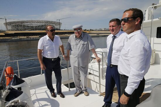 Russian Prime Minister Dmitry Medvedev's working trip to Southern Federal District